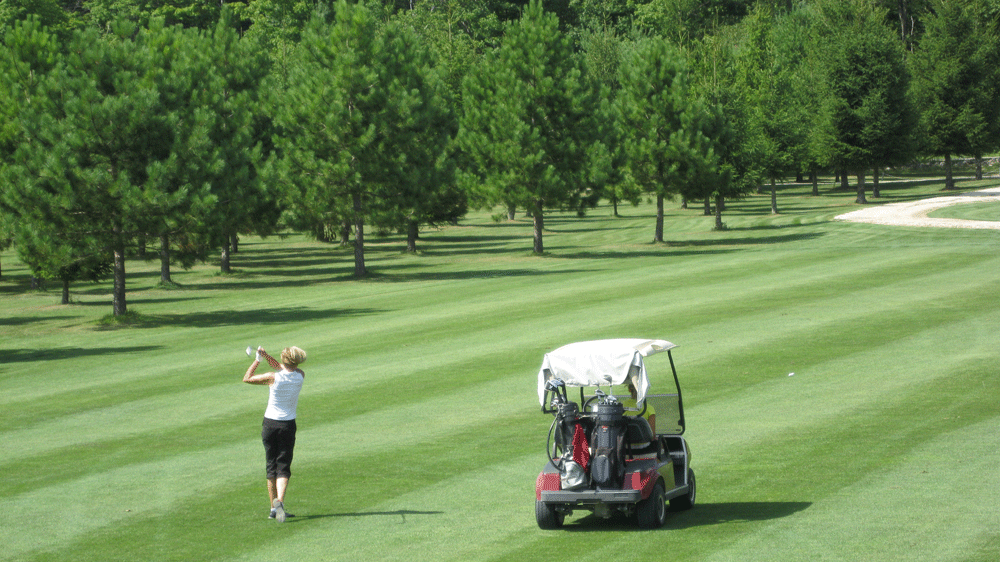 Golfing